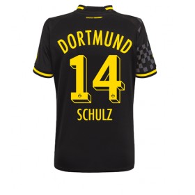 Damen Fußballbekleidung Borussia Dortmund Nico Schulz #14 Auswärtstrikot 2022-23 Kurzarm